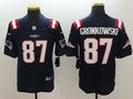 Men's New England Patriots Rob Gronkowski #87 Navy Game Player jersey