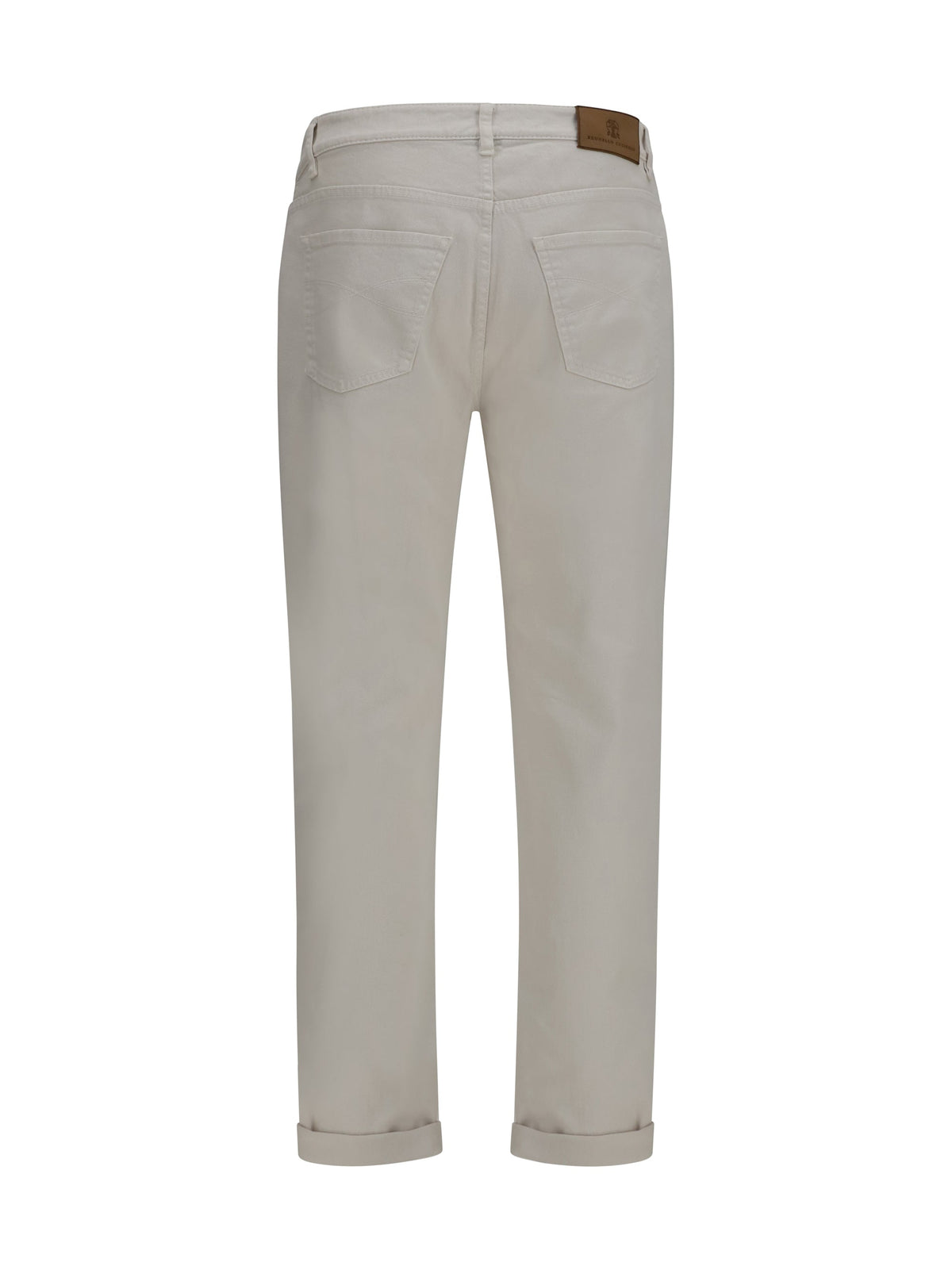 Brunello Cucinelli Men Jeans With Turn-Up Hem