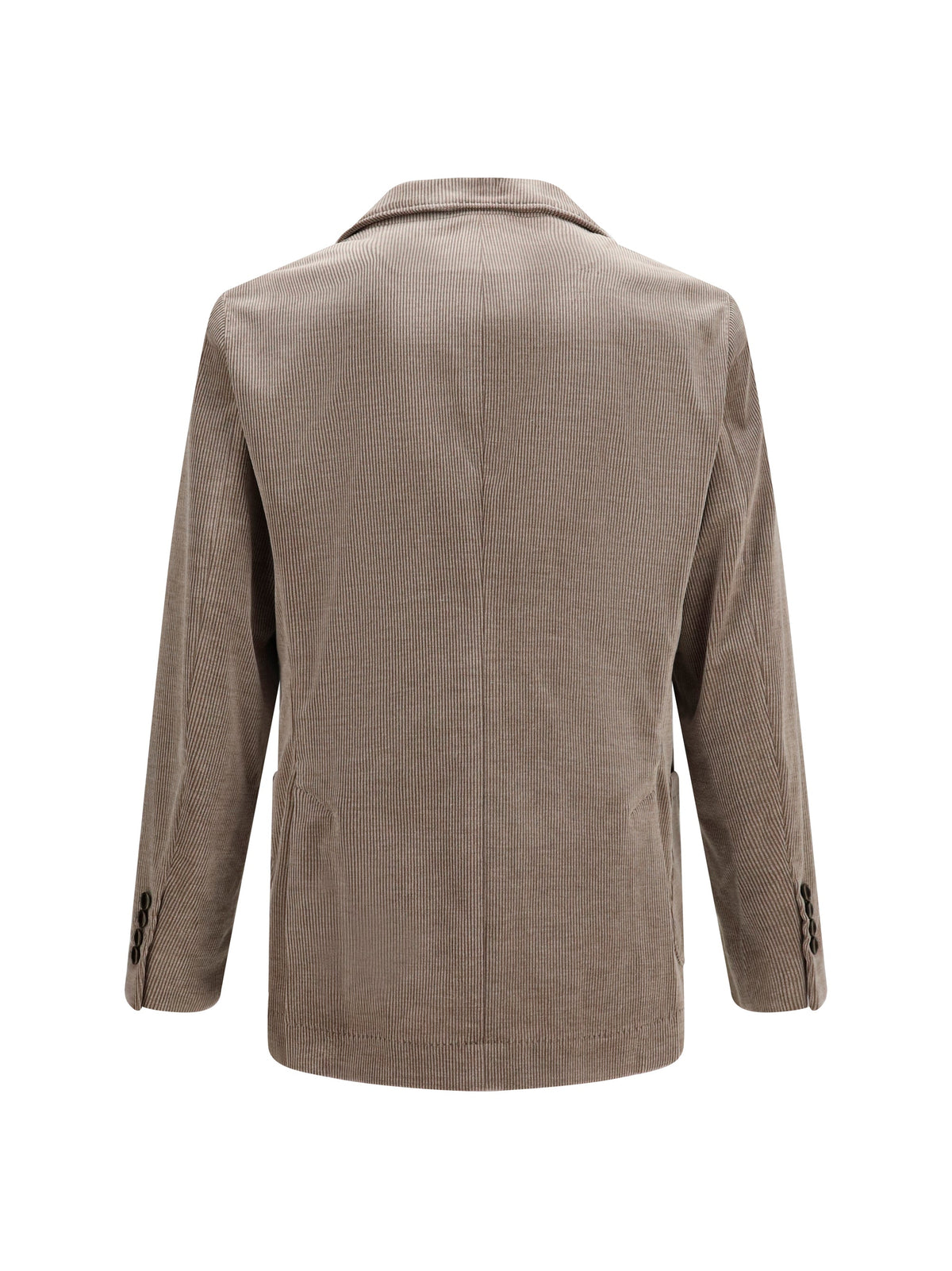 Brunello Cucinelli Men Double-Breasted Corduroy Jacket