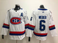 Men's Montreal Canadiens Shea Weber #6 White Player Game jersey