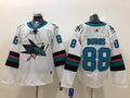 Men's San Jose Sharks Brent Burns #88 White Breakaway Player jersey