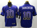 Men's Minnesota Vikings Fran Tarkenton #10 Purple Game jersey