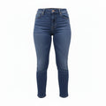 FRAME ‘LE HIGH STRAIGHT’ MEDIUM BLUE STRAIGHT LEG JEANS - SIZE 24