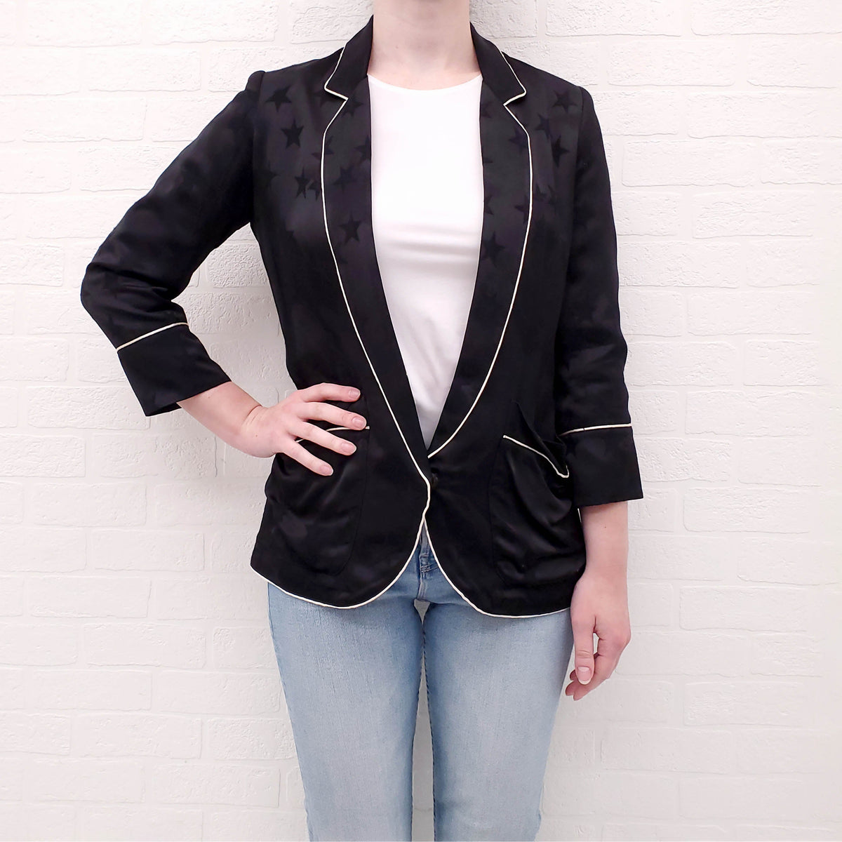 SMYTHE STAR PAJAMA BLAZER - SIZE 6