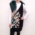 ETRO VEST WITH FUR - SIZE 44