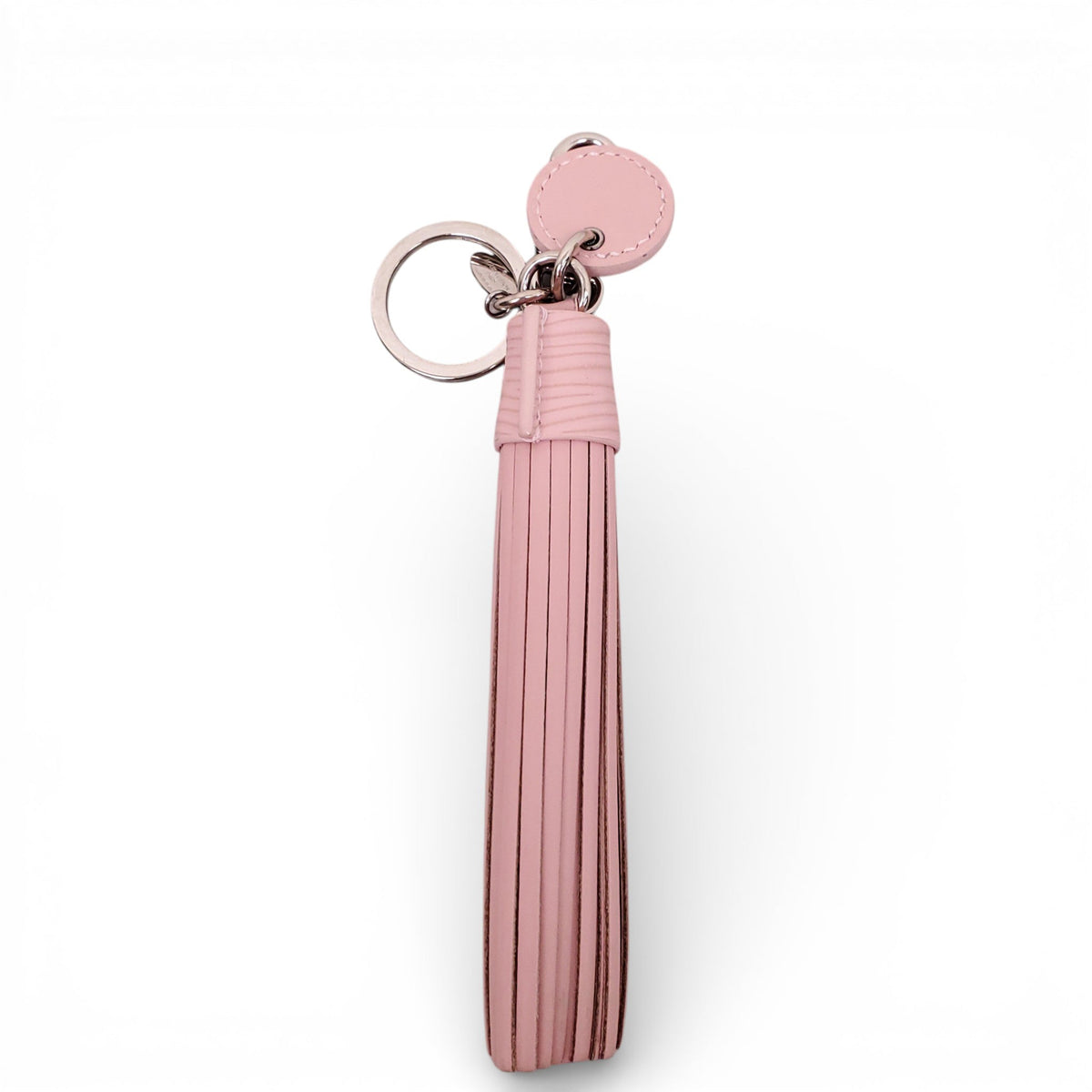 LOUIS VUITTON PINK EPI LEATHER FRINGE KEY CHAIN