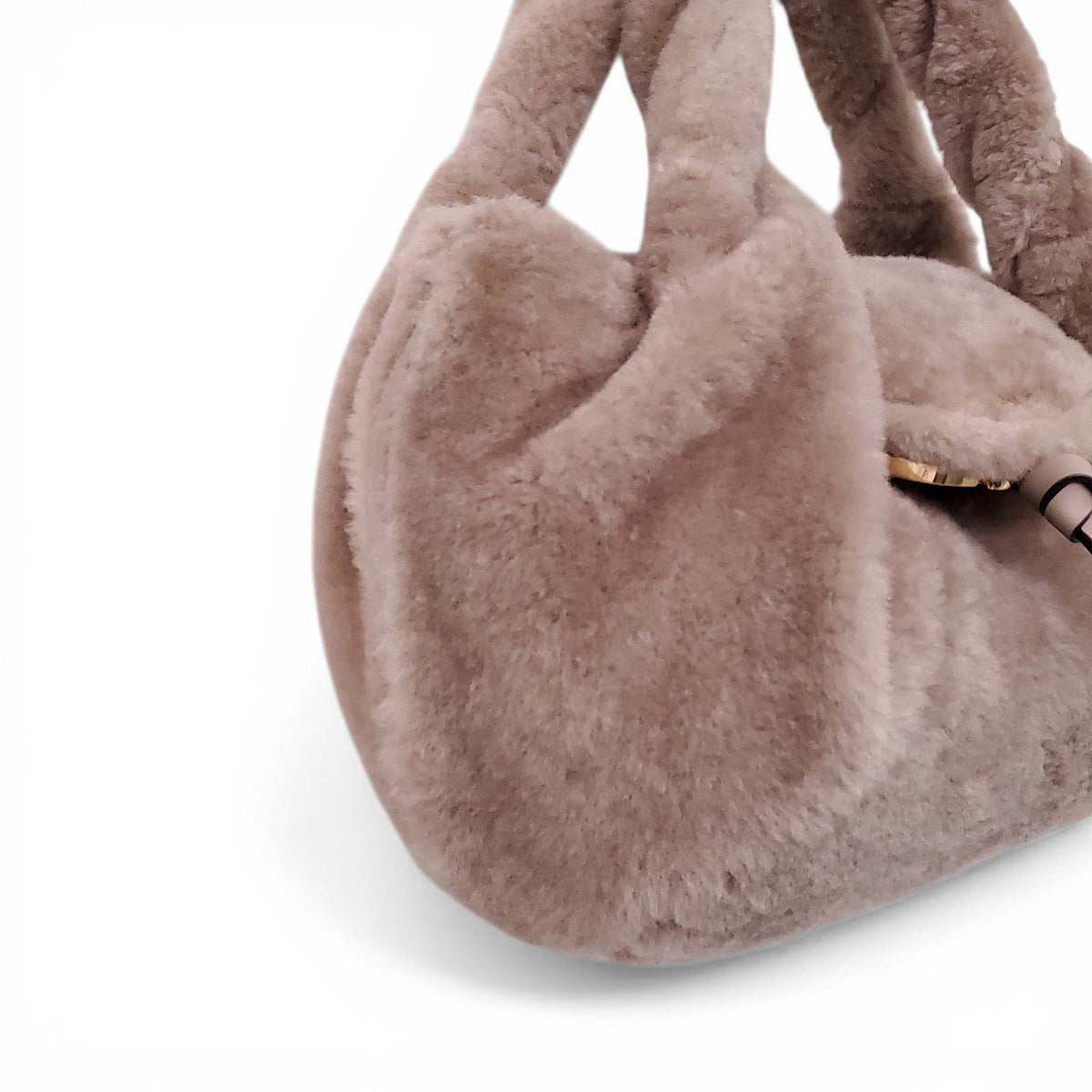 FENDI TAUPE TEDDY SMALL SPY BAG