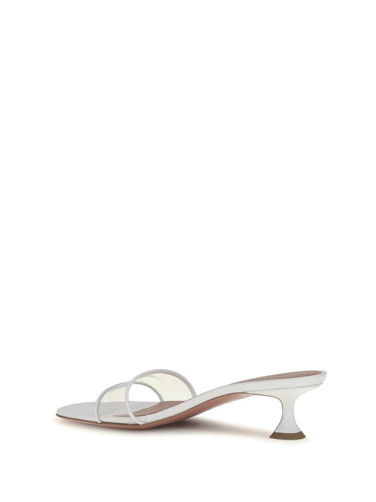 Amina Muaddi Women Andreea Glass Mule Sandals
