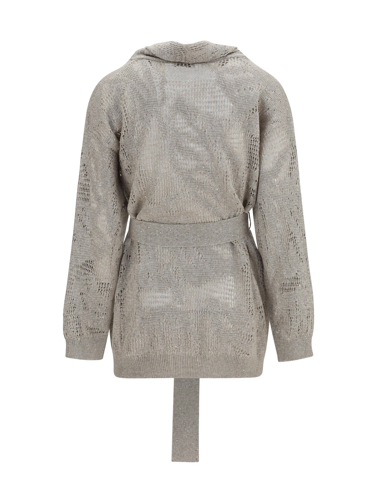 Brunello Cucinelli Women Cotton And Linen Cardigan