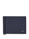 Ferragamo Men Portafoglio Gancini Con Clip