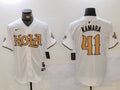 Men's New Orleans Saints Alvin Kamara #41 White Replica Player jersey