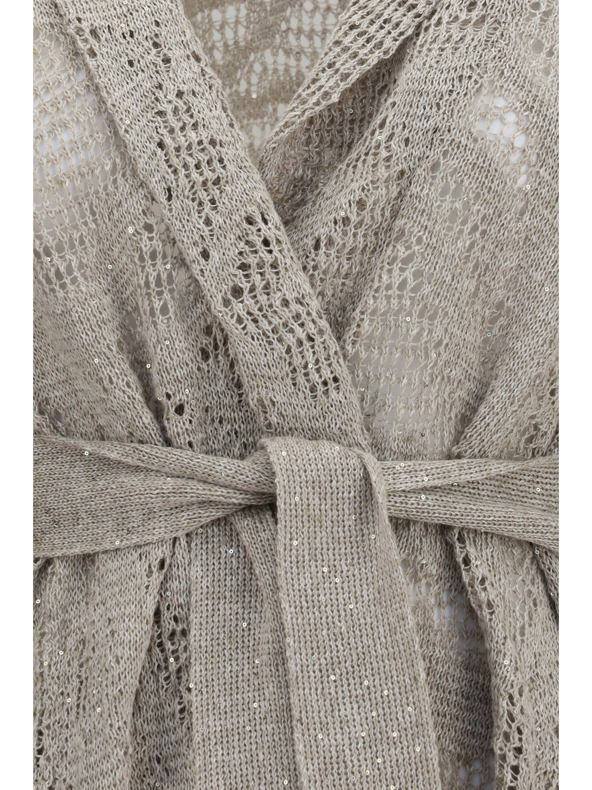 Brunello Cucinelli Women Cotton And Linen Cardigan