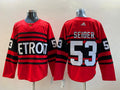 Men's Detroit Red Wings Moritz Seider #53 Red Breakaway Player jersey