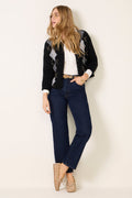 Women's Harlow Mid Rise Ankle Straight Jeans