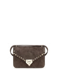 Valentino Garavani Women Rockstud Mini Suede Shoulder Bag