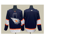 Men's Edmonton Oilers Navy Blank Player jersey