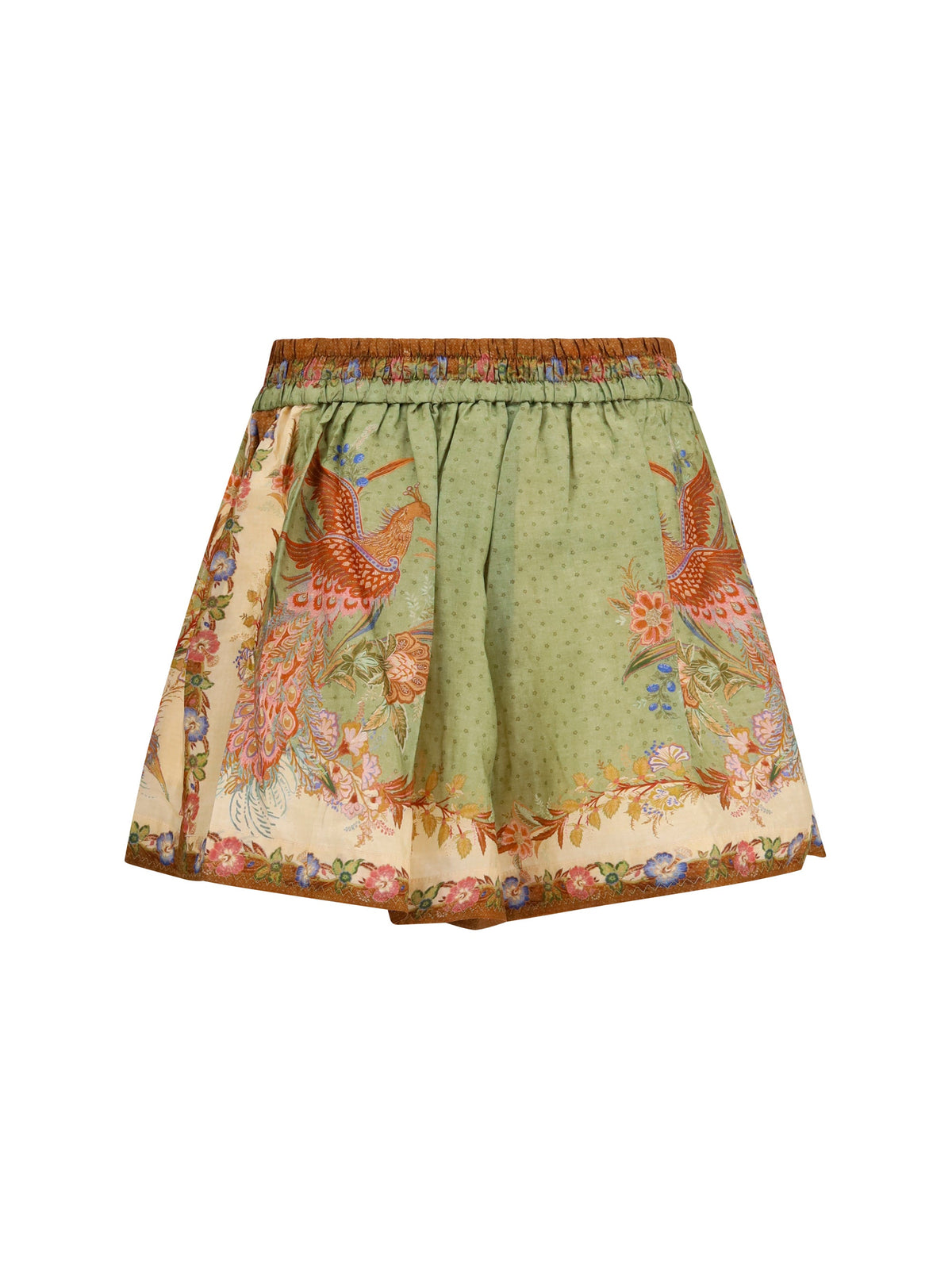 Zimmermann Women Indra Relaxed Silk Drawstring Shorts