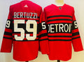Men's Detroit Red Wings Tyler Bertuzzi #59 Red Player jersey