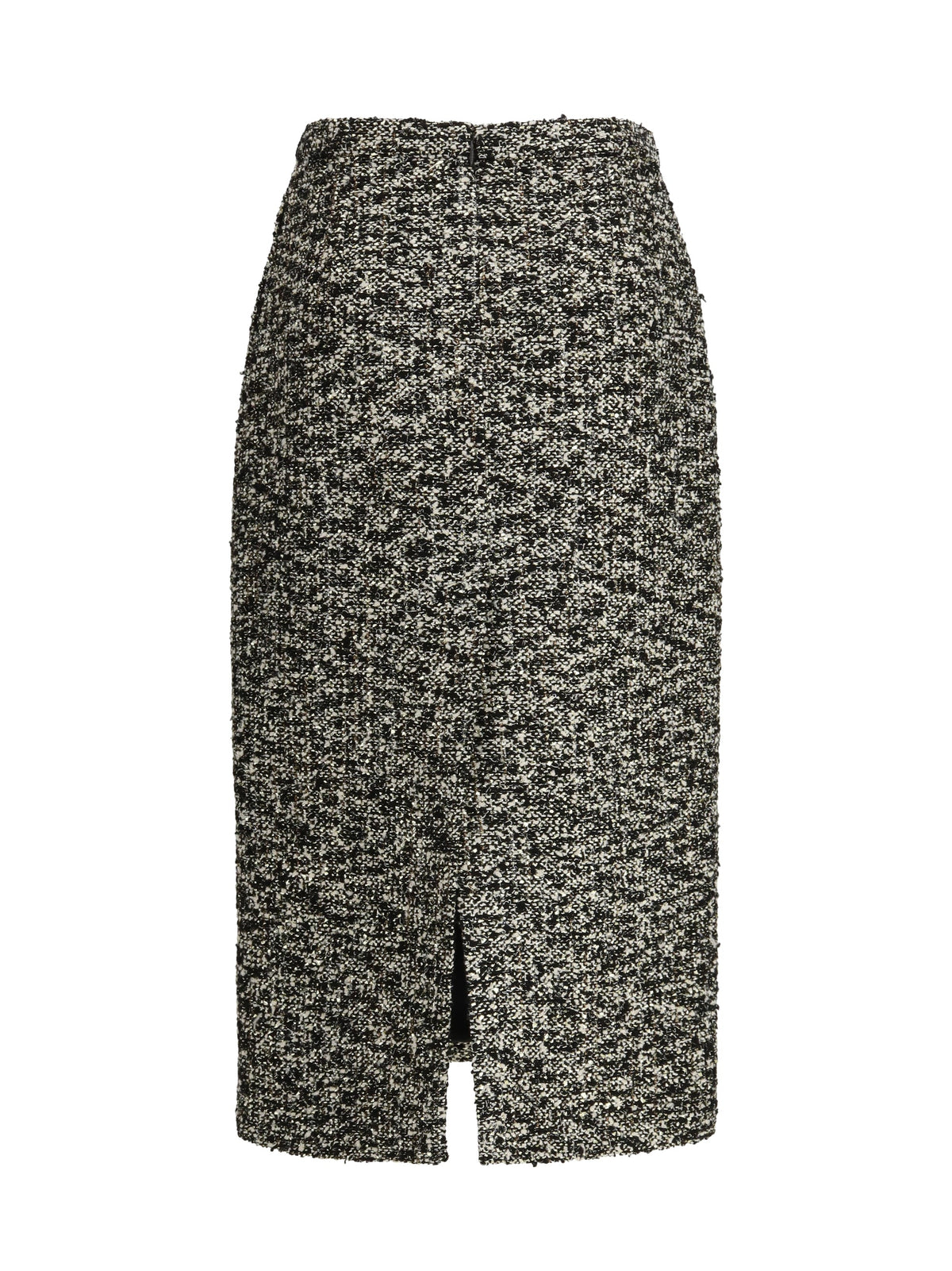 Gucci Women Midi Skirt In Laminated Bouclé Fabric