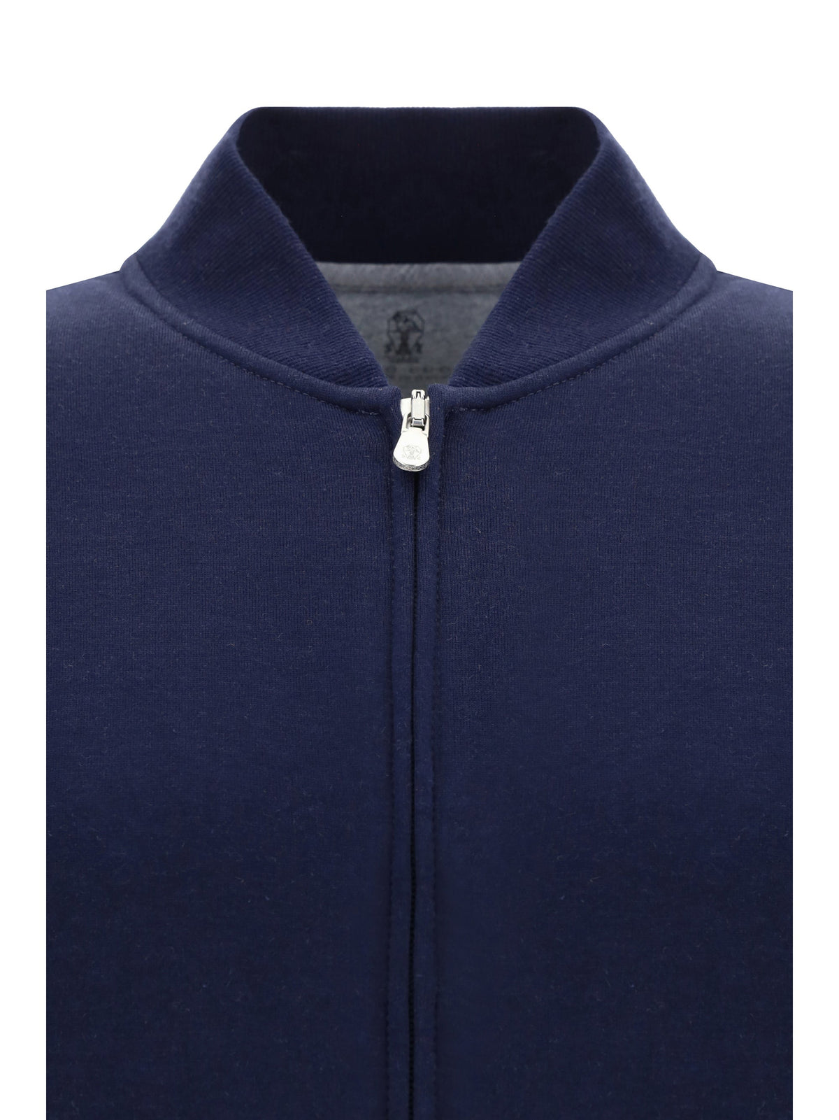 Brunello Cucinelli Men Cotton Zip Sweatshirt