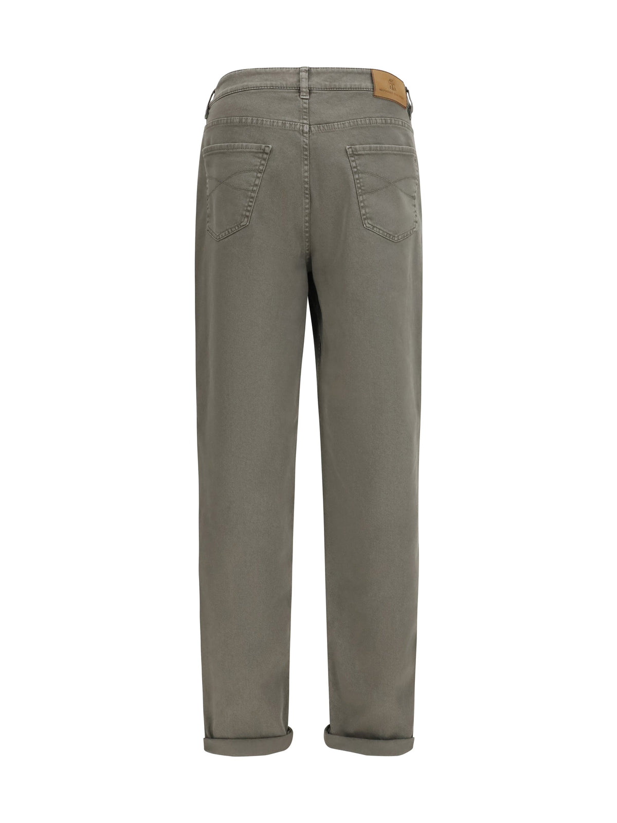 Brunello Cucinelli Men Jeans With Turn-Up Hem