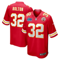 Men's Kansas City Chiefs Nick Bolton #32 Red Super Bowl LVII Patch Game jersey