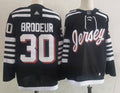 Men's New jersey Devils Martin Brodeur #30 Black Player Game jersey