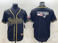 Men's New England Patriots Black Game jersey