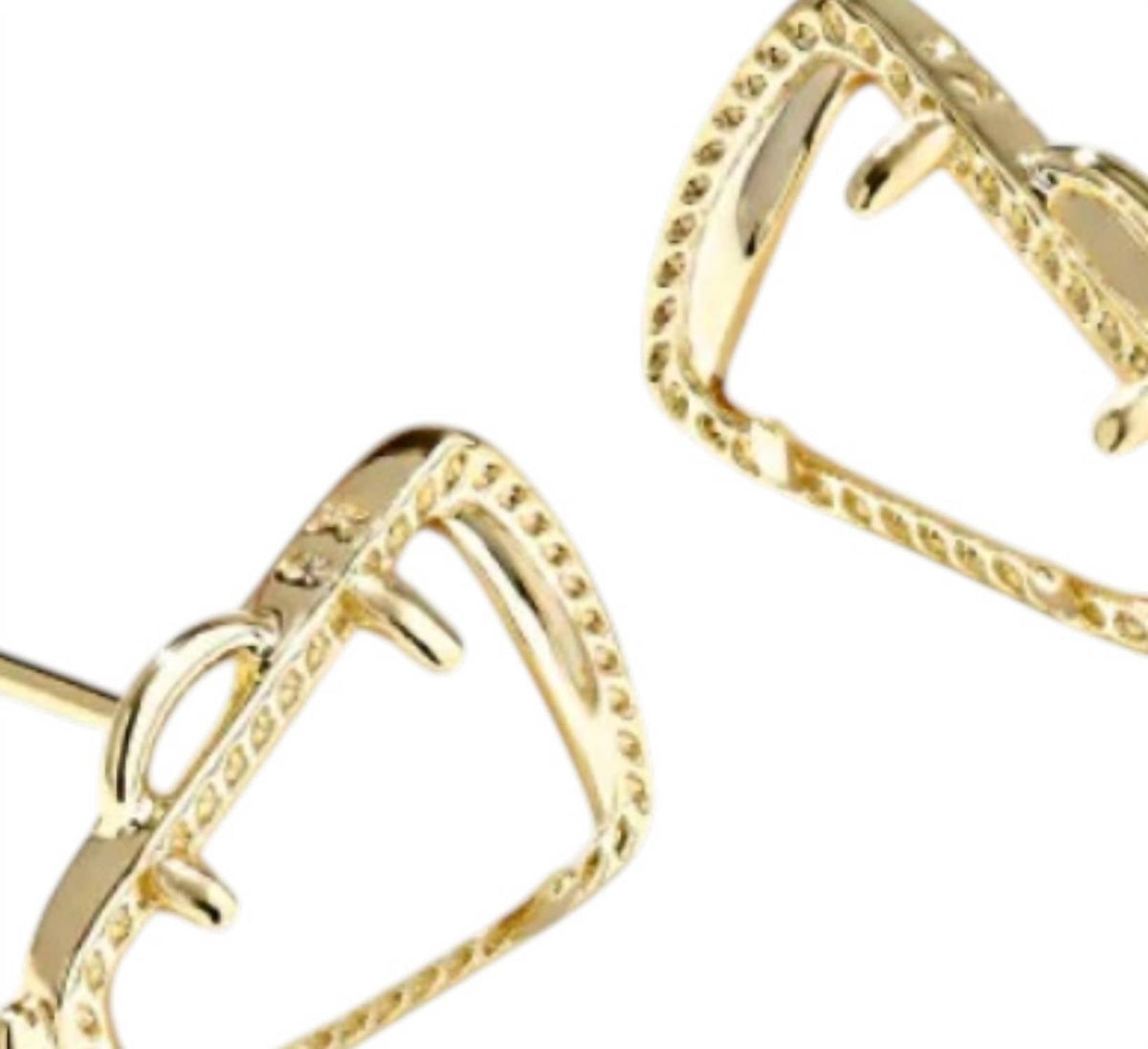 Women's Cheer Stud Earrings In Gold White Mop