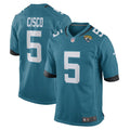 Andre Cisco Jacksonville Jaguars Nike Game   Jersey - Teal