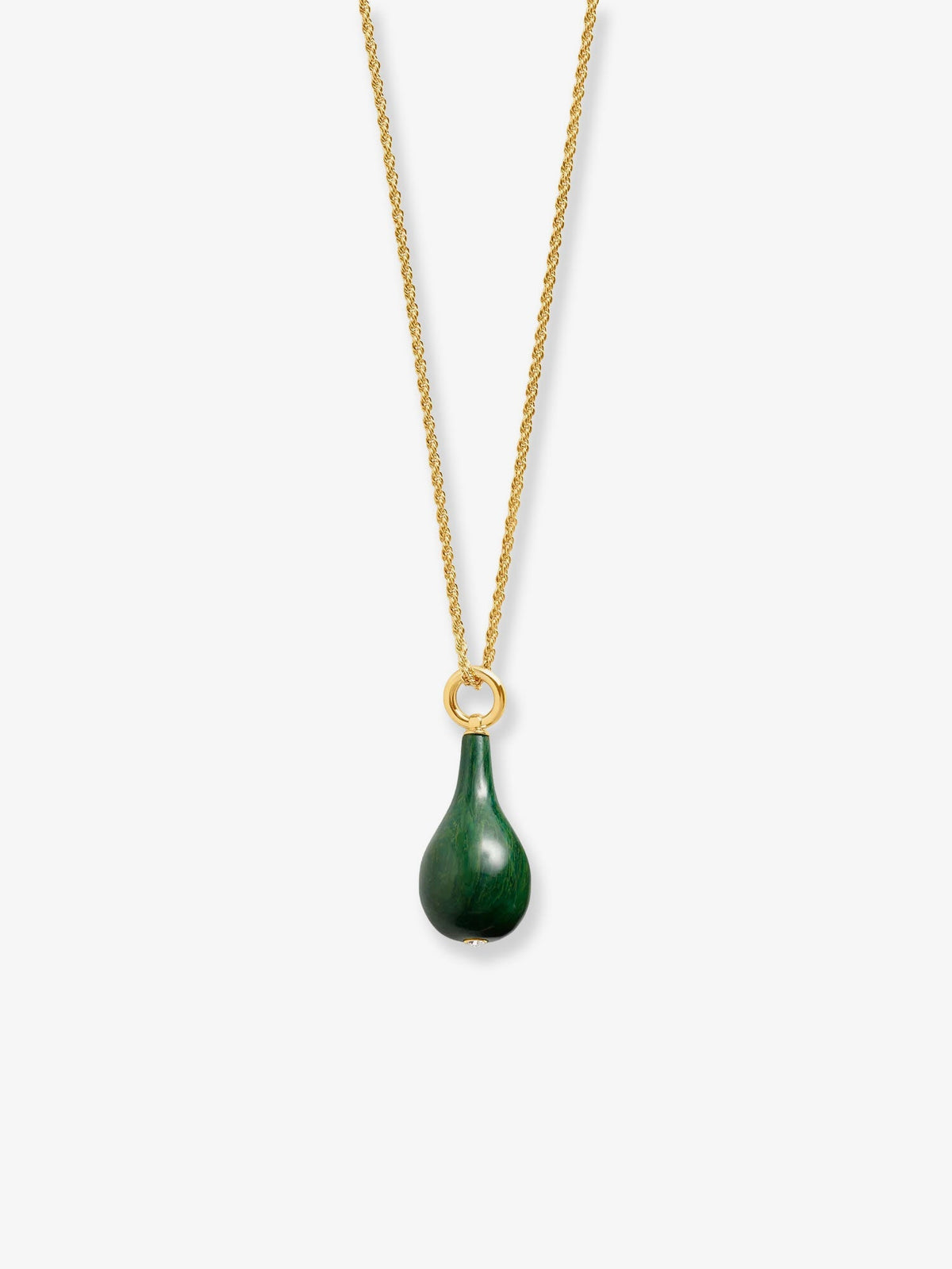 Toteme Women Medium Jade Drop Necklace