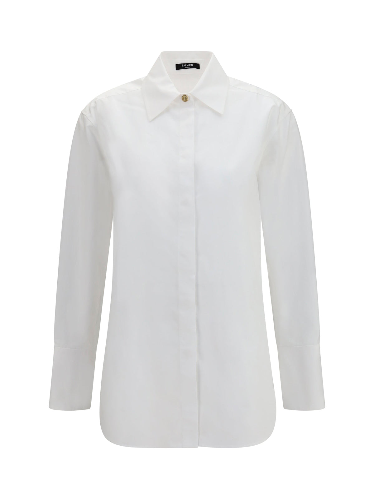 Balmain Women Cotton Poplin Shirt