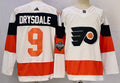Men's Philadelphia Flyers Jamie Drysdale #9 White Player jersey
