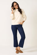 Women's Legs Crop Mini Bootcut Jean