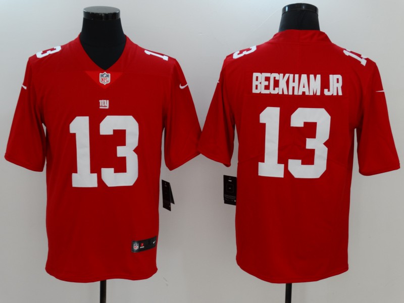 Men's New York Giants Odell Beckham Jr. #13 Red Game jersey