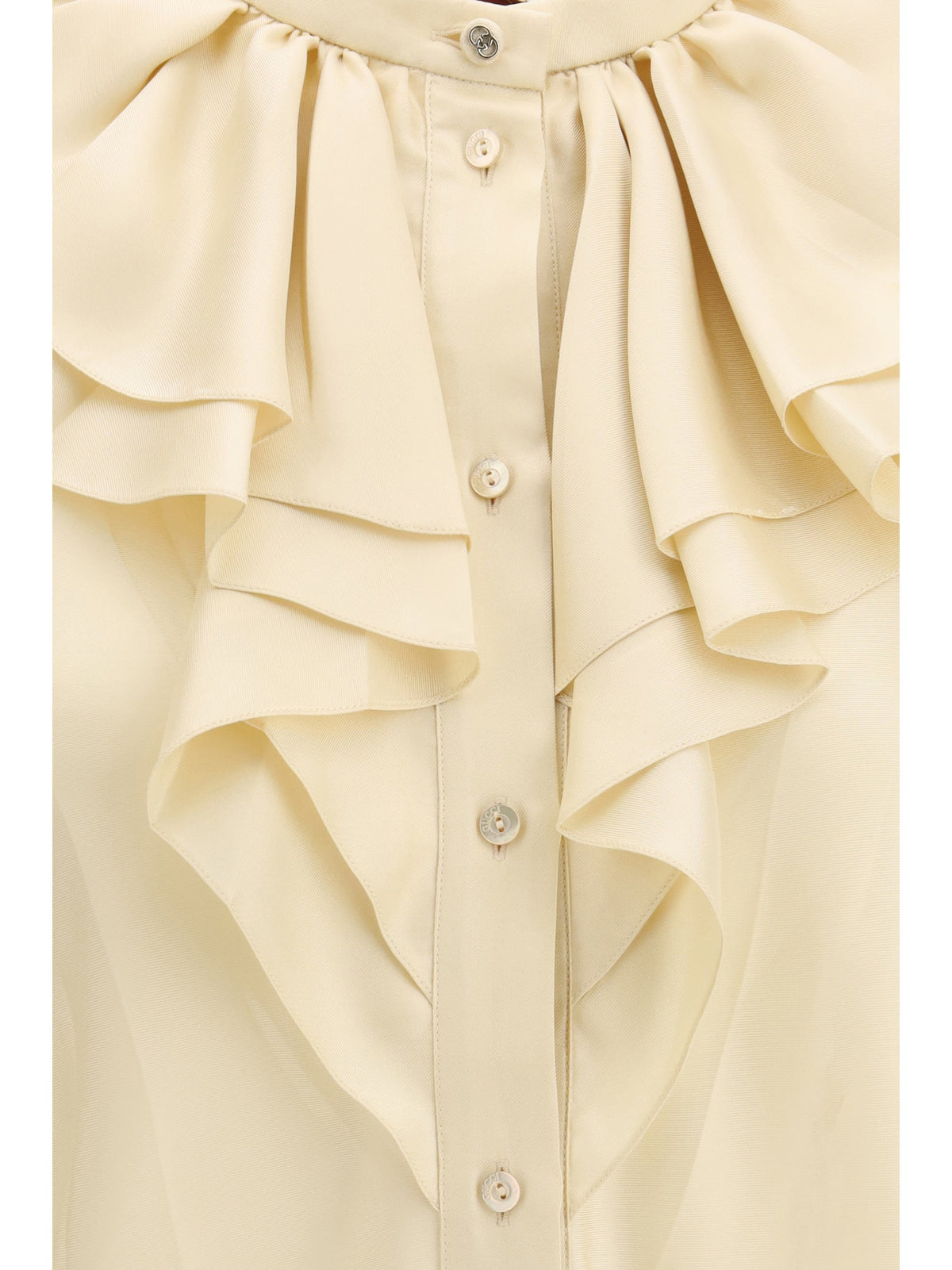 Gucci Women Silk Twill Shirt