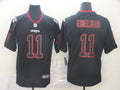 Men's New England Patriots Julian Edelman #11 Black Game jersey
