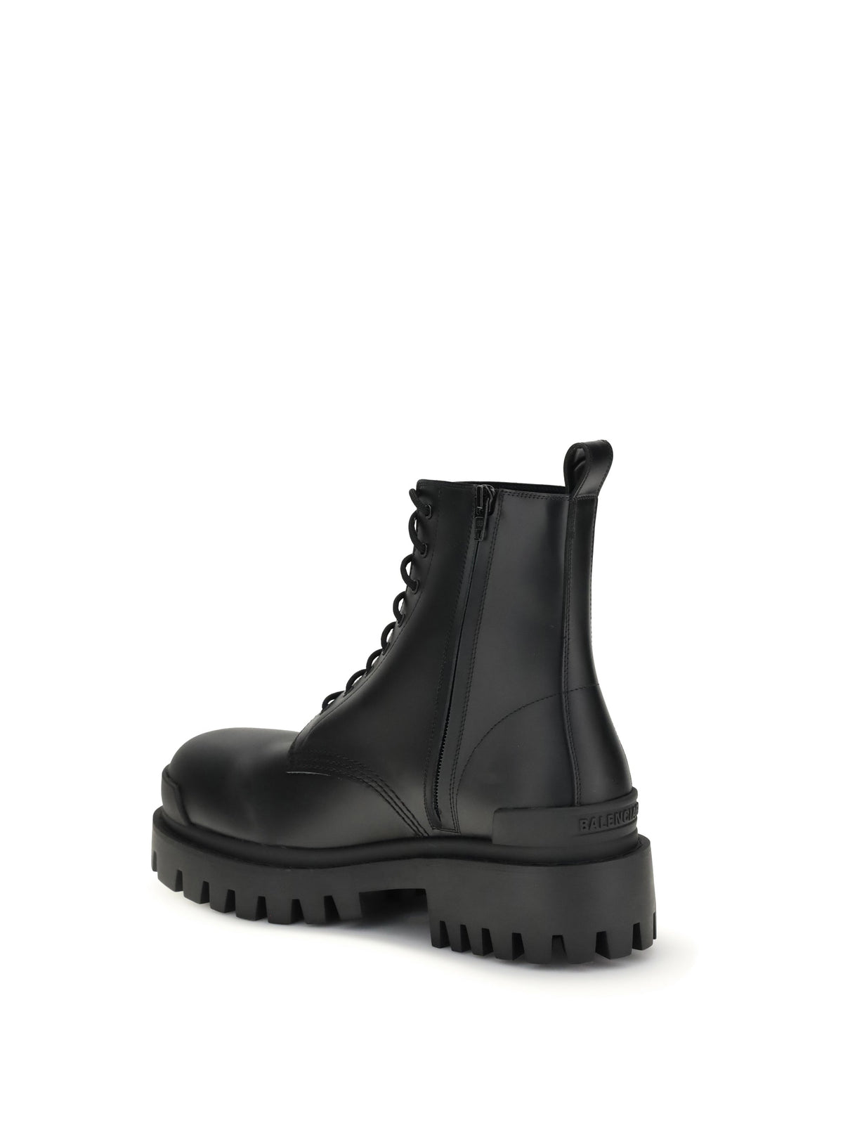 Balenciaga Men Strike Lace-Up Boots