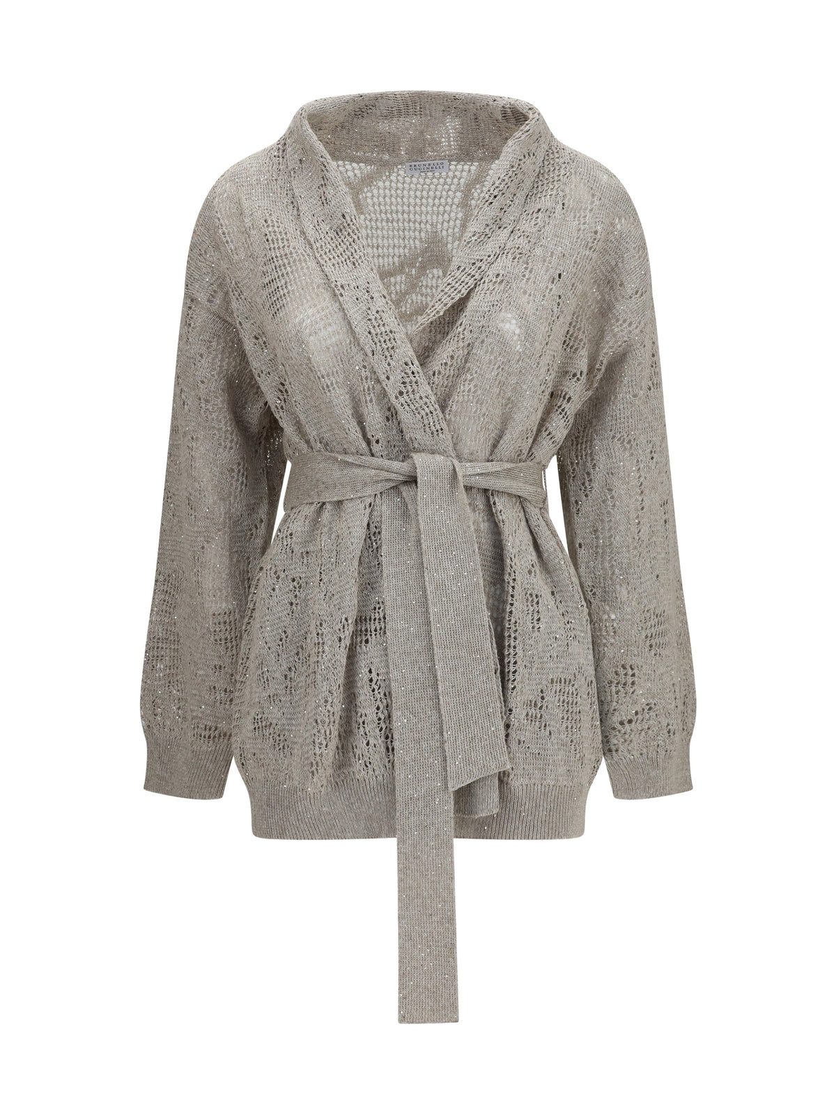 Brunello Cucinelli Women Cotton And Linen Cardigan