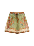 Zimmermann Women Indra Relaxed Silk Drawstring Shorts