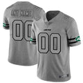 custom New York Jets 2019 Gray Gridiron Gray Vapor Untouchable Limited jersey American Stitched jersey Football Jerseys