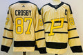 Men's Pittsburgh Penguins Sidney Crosby #87 Yellow Player Game jersey