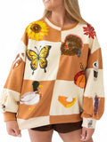 Fall Icon Sweatshirt In Brown