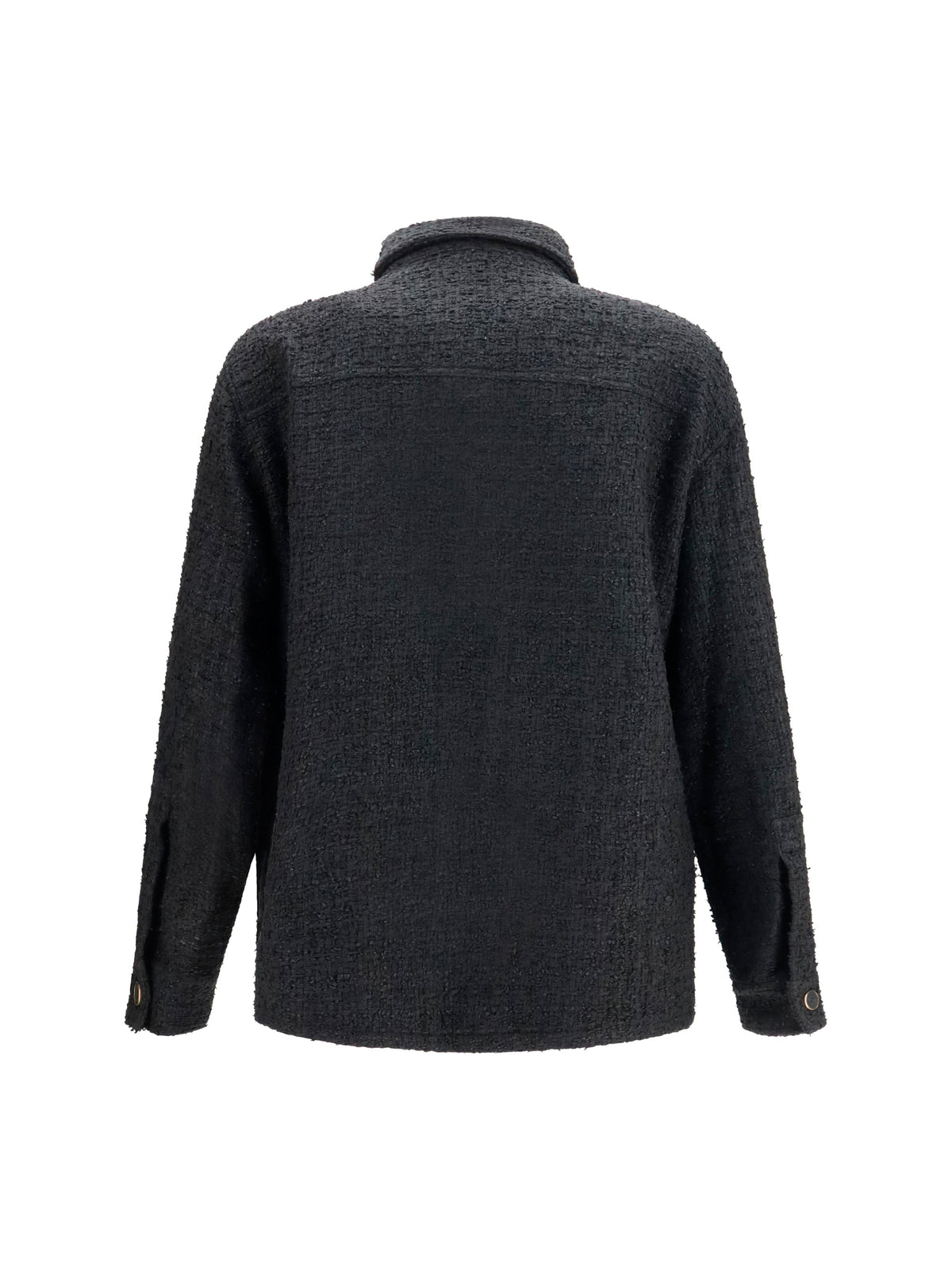 Balmain Men Tweed Buttoned Jacket