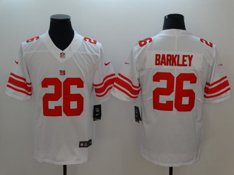 Men's New York Giants #26 Saquon Barkley jersey White