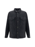 Balmain Men Tweed Buttoned Jacket