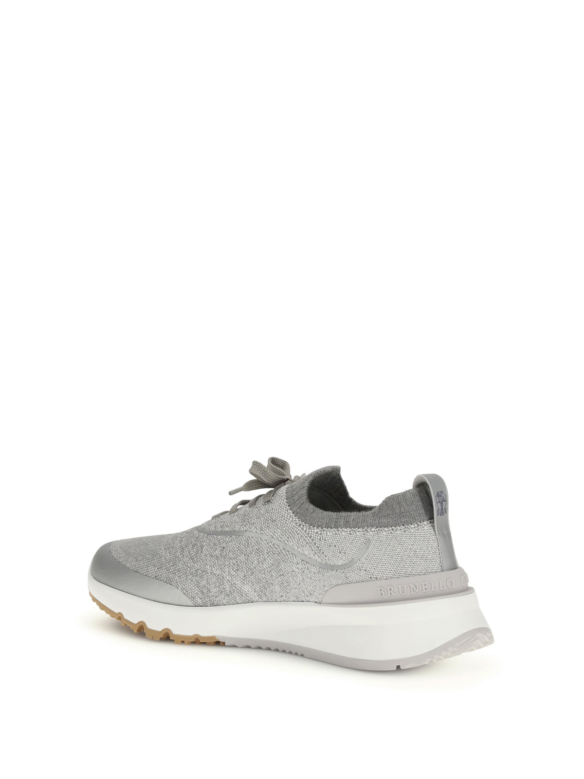 Brunello Cucinelli Men Techno Cotton Knit Sneakers Runners