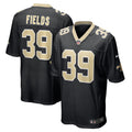 DaMarcus Fields New Orleans Saints Nike Game   Jersey - Black