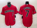 Men's Arizona Diamondbacks Corbin Carroll #7 Red Replica Player jersey