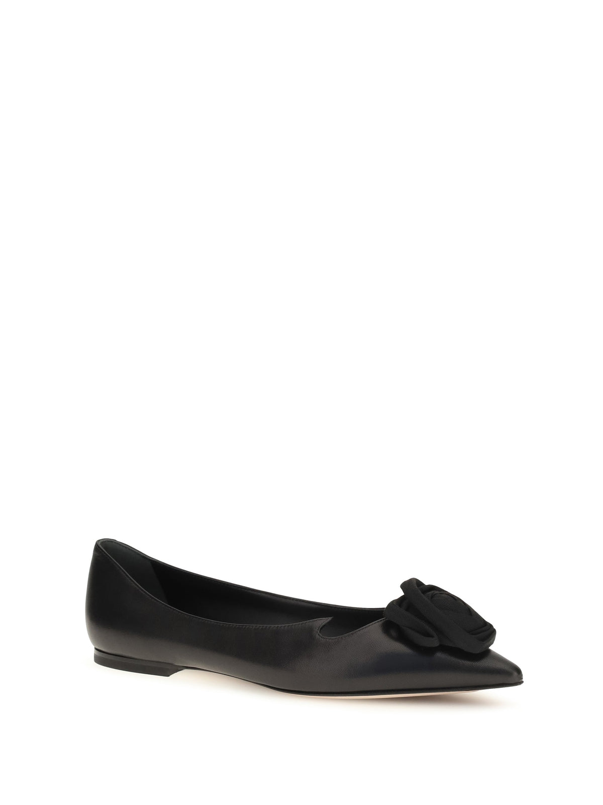 Roger Vivier Women Suede Rose Vivier Ballerinas